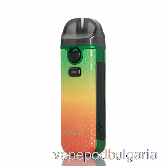 Vape Технически характеристики Smok Nord 4 80w Pod Kit Rasta Green Armor